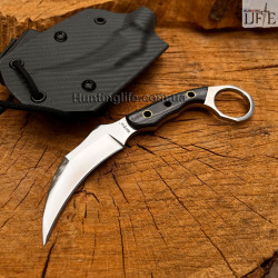 Нож Керамбит "Tiger Claw"- Carbon (Tek Lok)