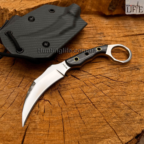 Нож Керамбит "Tiger Claw"- Carbon (Tek Lok)
