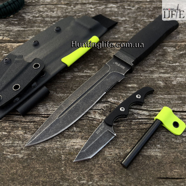 Нож Нескладной (с огнивом) 903 BQS Wk 19068  Ножны Kydex (Molle Lok)