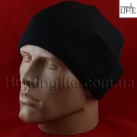 Шапка вязаная, черная ( утепленная флисом ) Шапка вязаная, черная ( утепленная флисом )