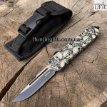Нож выкидной Green skull 