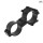 Кронштейн кольцо-кольцо QQ-02 D=25.4/19 mm.